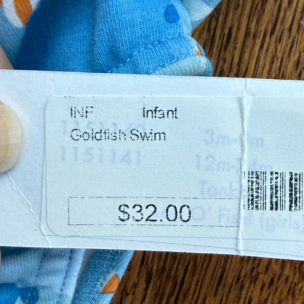 NEW Le Top Goldfish Swimsuit 9 Months - Picture 8 of 8